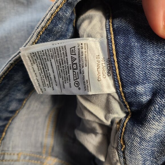 Old Navy Rock Star Super Skinny  JEANS Womens SIZE 10L - Picture 3 of 5